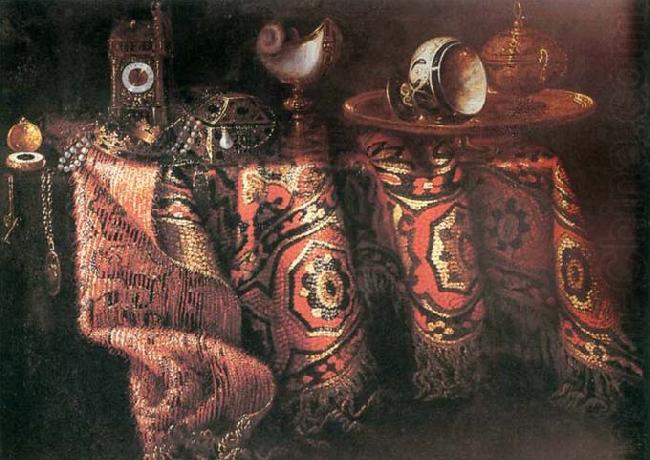 Jacques Hupin Still-life with Carpet